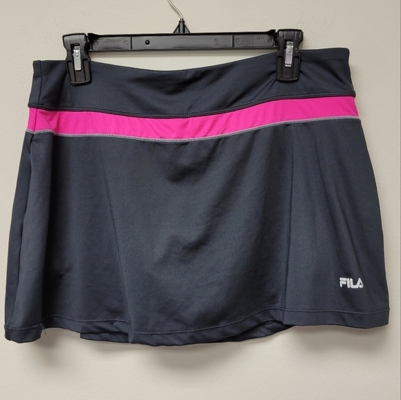 Fila Pants - Fila tennis skirt skort Charcoal Grey XL